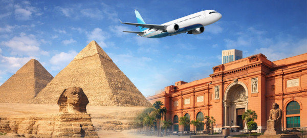 One-Day Plane Tour to the Giza Pyramids and the Egyptian Museum – From Sharm El Sheikh