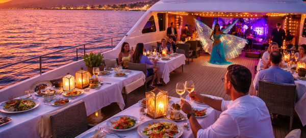 Dinner Cruise With Party And Show By VIP Boat In Sharm El Sheikh