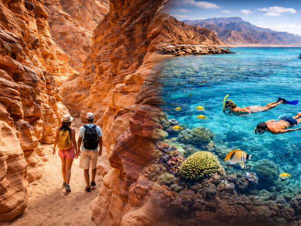 Dahab City and Colored Canyon