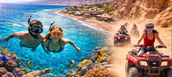 Dahab Day Trip – Snorkeling, Wadi, and Quad Biking